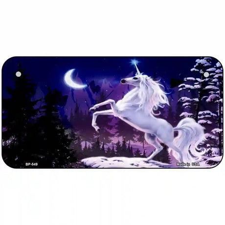 Unicorn Metal Novelty License Plate 6" x 3" (BP)