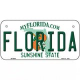 Florida Novelty Metal License Plate 6" x 3" (BP)