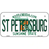 St Petersburg Florida Novelty Metal License Plate 6" x 3" (BP)