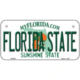 Florida State Novelty Metal License Plate 6" x 3" (BP)