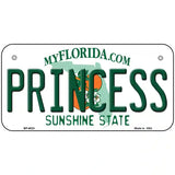 Princess Florida Novelty Metal License Plate 6" x 3" (BP)