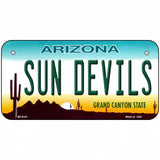 Arizona Sun Devils Novelty Metal License Plate 6" x 3" (BP)