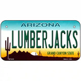 Arizona Lumberjacks Novelty Metal License Plate 6" x 3" (BP)