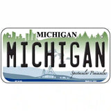 Michigan Novelty Metal License Plate 6" x 3" (BP)