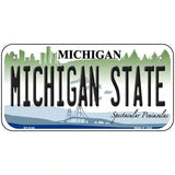 Michigan State Metal Novelty License Plate 6" x 3" (BP)