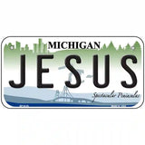 Jesus Michigan Metal Novelty License Plate 6" x 3" (BP)