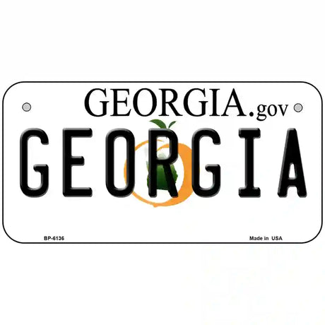 Georgia Novelty Metal License Plate 6" x 3" (BP)