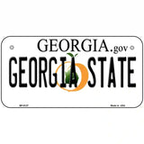 Georgia State Novelty Metal License Plate 6" x 3" (BP)