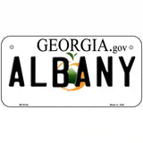 Albany Georgia Novelty Metal License Plate 6" x 3" (BP)