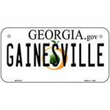 Gainesville Georgia Novelty Metal License Plate 6" x 3" (BP)