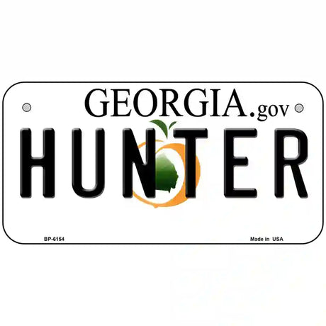 Hunter Georgia Novelty Metal License Plate 6" x 3" (BP)