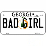 Bad Girl Georgia Novelty Metal License Plate 6" x 3" (BP)