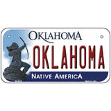 Oklahoma Novelty Metal License Plate 6" x 3" (BP)