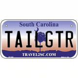 Tailgter South Carolina Novelty Metal License Plate 6" x 3" (BP)