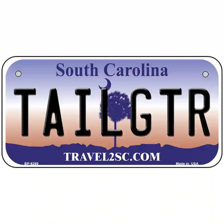 Tailgter South Carolina Novelty Metal License Plate 6" x 3" (BP)