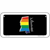 Mississippi Rainbow Metal Novelty License Plate 6" x 3" (BP)