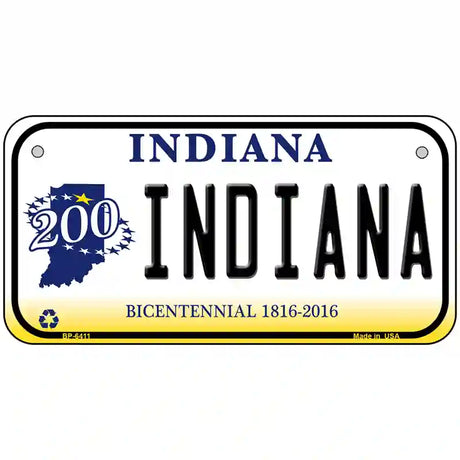 Indiana Novelty Metal License Plate 6" x 3" (BP)