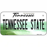 Tennessee State Novelty Metal License Plate 6" x 3" (BP)