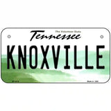 Knoxville Tennessee Novelty Metal License Plate 6" x 3" (BP)