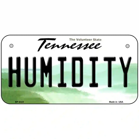 Humidity Tennessee Novelty Metal License Plate 6" x 3" (BP)