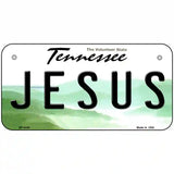 Jesus Tennessee Novelty Metal License Plate 6" x 3" (BP)