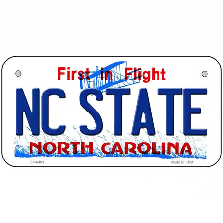 North Carolina State Novelty Metal License Plate 6" x 3" (BP)