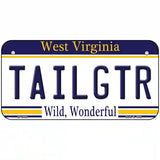 Tailgtr West Virginia Novelty Metal License Plate 6" x 3" (BP)