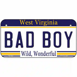 Bad Boy West Virginia Novelty Metal License Plate 6" x 3" (BP)