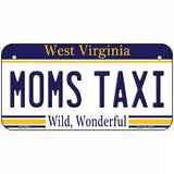 Moms Taxi West Virginia Novelty Metal License Plate 6" x 3" (BP)