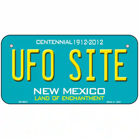 UFO Site New Mexico Novelty Metal License Plate 6" x 3" (BP)