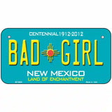 Bad Girl New Mexico Novelty Metal License Plate 6" x 3" (BP)