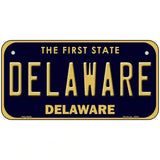 Delaware Novelty Metal License Plate 6" x 3" (BP)