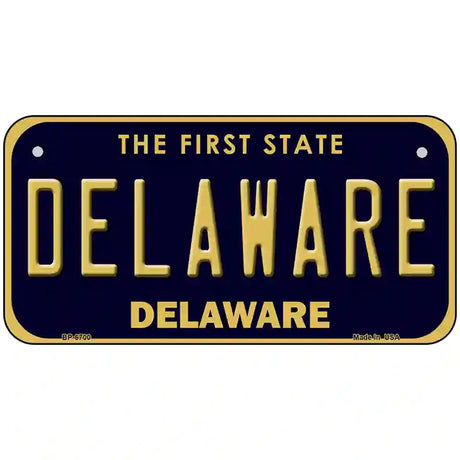 Delaware Novelty Metal License Plate 6" x 3" (BP)