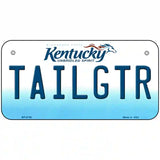 Tailgtr Kentucky Novelty Metal License Plate 6" x 3" (BP)