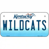 Wildcats Kentucky Novelty Metal License Plate 6" x 3" (BP)