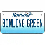 Bowling Green Kentucky Novelty Metal License Plate 6" x 3" (BP)