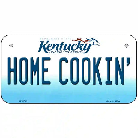 Home Cookin Kentucky Novelty Metal License Plate 6" x 3" (BP)