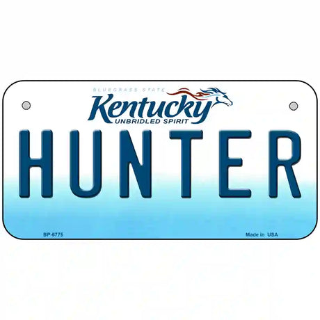 Hunter Kentucky Novelty Metal License Plate 6" x 3" (BP)