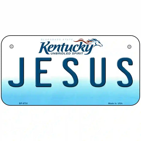 Jesus Kentucky Novelty Metal License Plate 6" x 3" (BP)