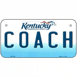 Coach Kentucky Novelty Metal License Plate 6" x 3" (BP)