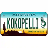 Arizona Kokopelli Novelty Metal License Plate 6" x 3" (BP)