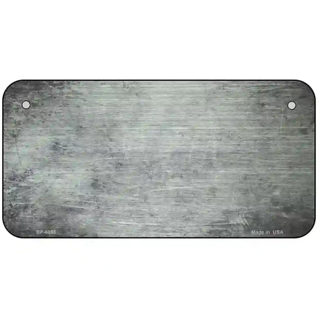 White Oil Rubbed Solid Metal Novelty License Plate 6" x 3" (BP)