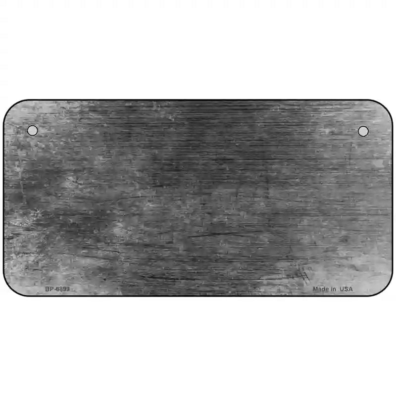 Black Oil Rubbed Solid Metal Novelty License Plate 6" x 3" (BP)