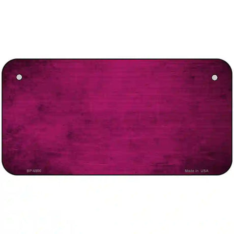 Pink Oil Rubbed Solid Metal Novelty License Plate 6" x 3" (BP)