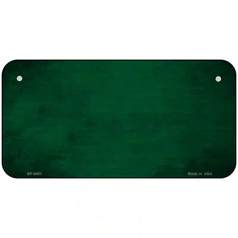 Green Oil Rubbed Solid Metal Novelty License Plate 6" x 3" (BP)