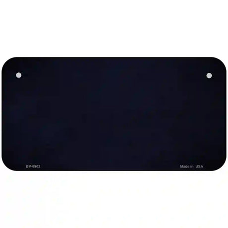 Blue Oil Rubbed Solid Metal Novelty License Plate 6" x 3" (BP)