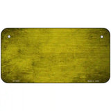 Yellow Oil Rubbed Solid Metal Novelty License Plate 6" x 3" (BP)