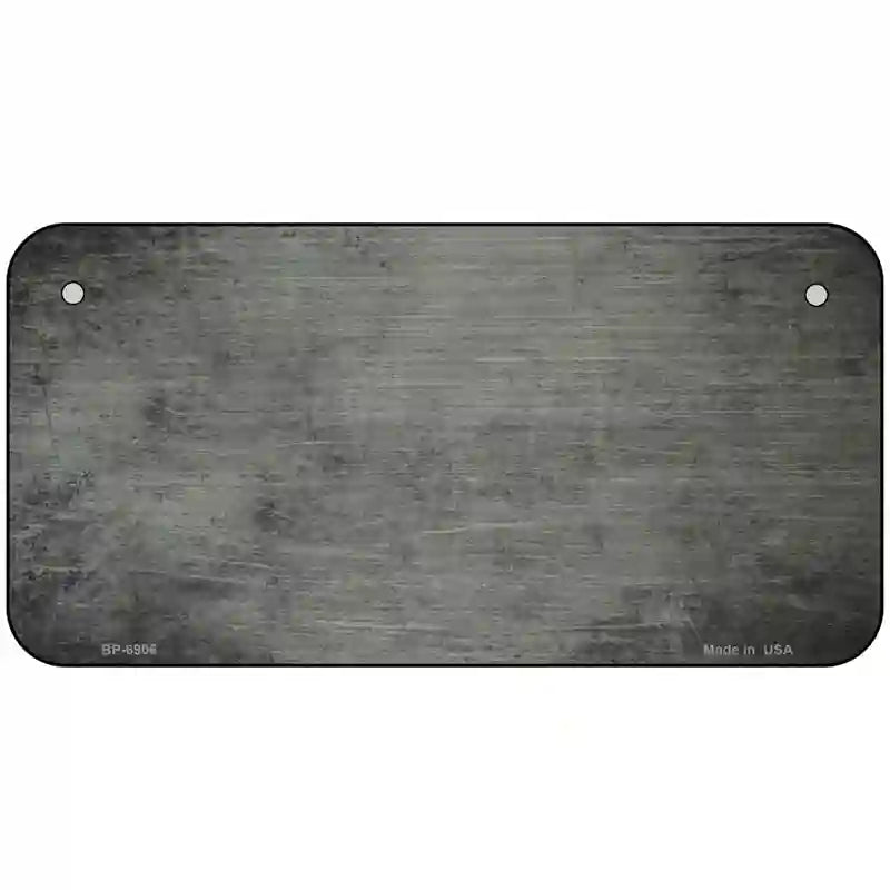 Gray Oil Rubbed Solid Metal Novelty License Plate 6" x 3" (BP)