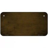 Brown Oil Rubbed Solid Metal Novelty License Plate 6" x 3" (BP)