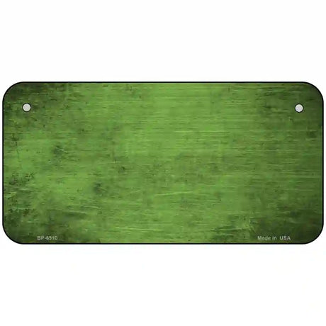 Lime Green Oil Rubbed Solid Metal Novelty License Plate 6" x 3" (BP)